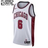 Dres Chicago Bulls Alex Caruso 6 Nike 2022-23 City Edition Bijela Swingman - Dječji